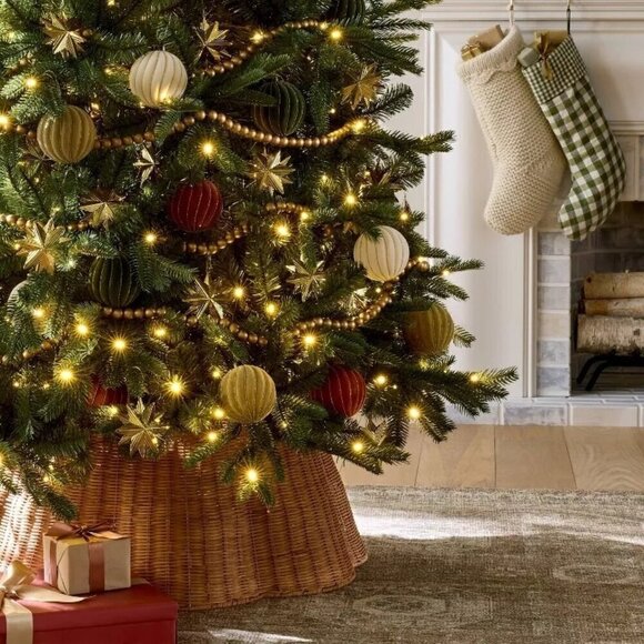 Threshold Studio McGee Set 11 Hammered Gold Metal‎ Star Ornaments Christmas 2024 - Picture 2 of 5